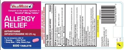Principal Display Panel (Valumeds Allergy Relief)